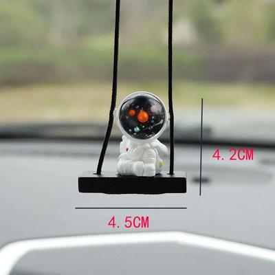 Inspired Finds Creative Astronaut Car Pendant Hanging Ornament For Rearview Mirror Decor rest