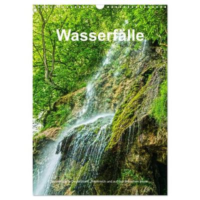 Wasserfälle in Deutschland, Frankreich und auf den Britischen Inseln (Wandkalender 2026 DIN A3 hoch), CALVENDO Monatskalender