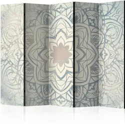 Paravent Winter Mandala II Grau/Beige