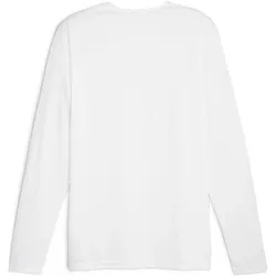 Puma, Herren, Sportshirt, Hoops Team LS Shooting Shirt (L), Weiss