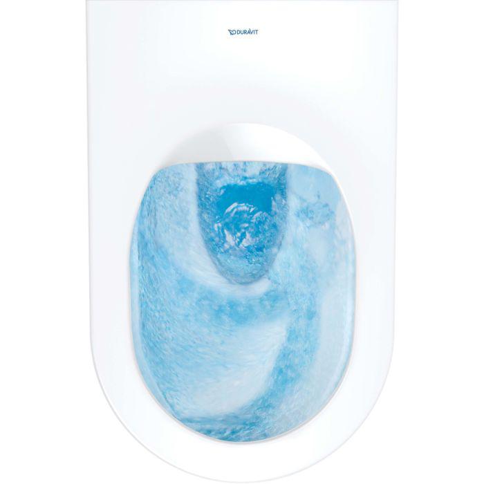 Duravit ME by Starck Wand WC HygieneFlush 2518099000 verdeckte Befestigung, Weiß