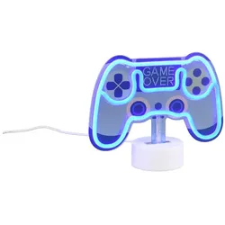 Reality Leuchten LED-Tischleuchte Control Kunststoff Blau