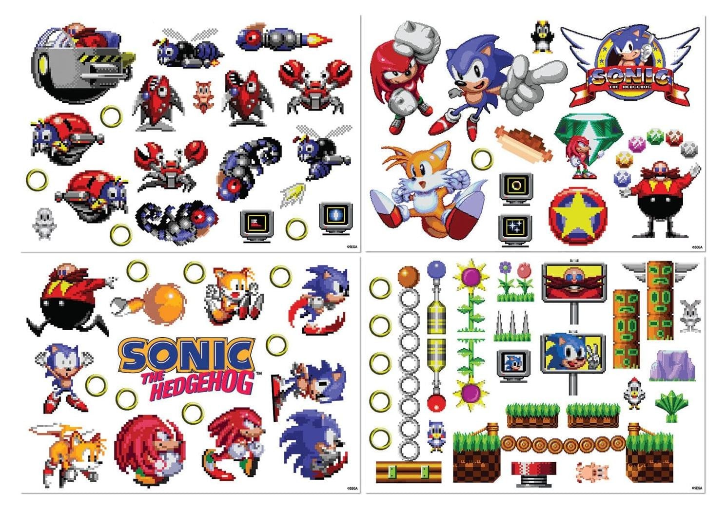 Fanatic Sonic - Het Egel Tech Stickerpakket