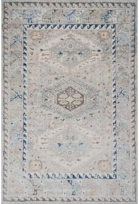 Nuloom Seraphyne Bordered Medallion Washable Rug