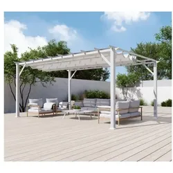Paragon Outdoor Pavillon »Florida« inkl. Sonnensegel weiß