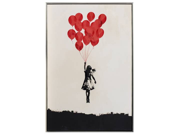 Bild Flying Ballon Girl image LAND / Grösse: 90 x 60 cm