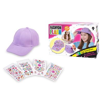 Kreativset SIMBA "Fashion Flash Baseball Cap Deko", bunt, Kreativsets, Kinder