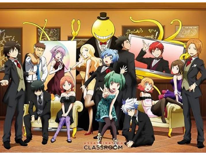 ABYSTYLE - ASSASSINATION CLASSROOM Poster Elegante groep (52 x 38 cm)