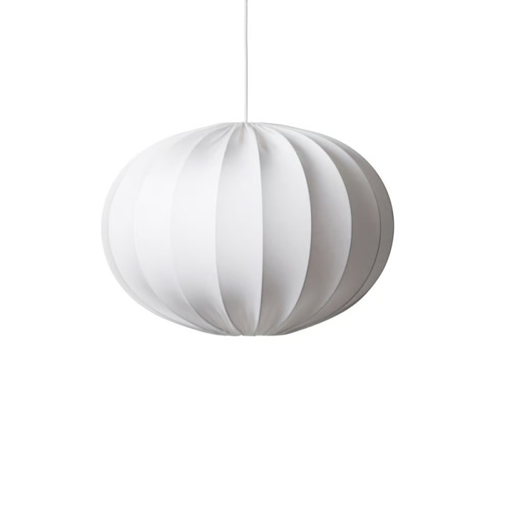 Watt & Veke Boll Hanglamp wit, katoenjersey