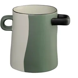ASA Vase Rayu grün geteilt 15,5cm