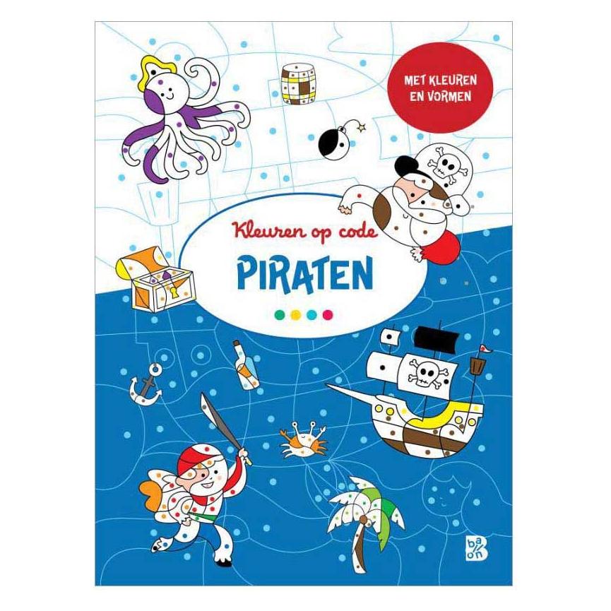 Standaard Piraten (Kleuren op code, 1) (64968023)