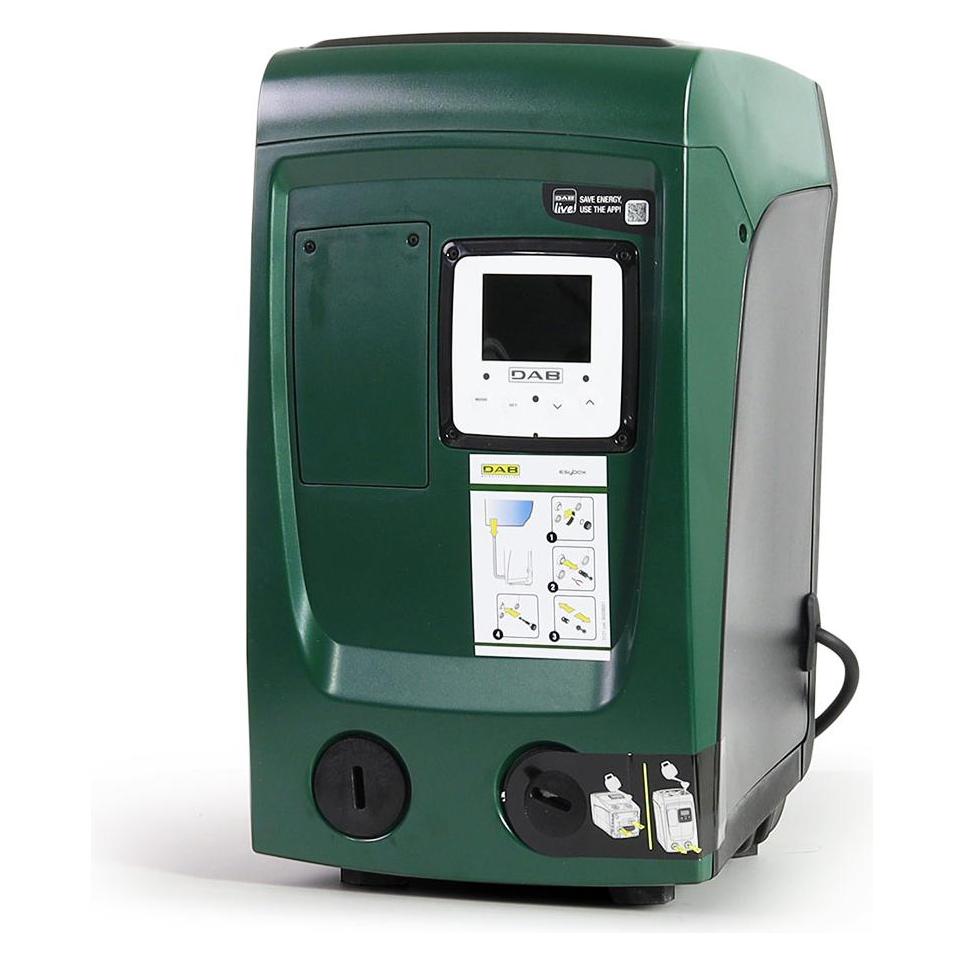 DAB e.sybox mini 3 Hauswasserwerk mit DIN-Anschluss, invertergesteuert, Wireless-Steuerung (Hauswasserpumpe) (60212602)