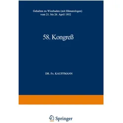 58. Kongress, Fachbücher von Fr. Kauffmann
