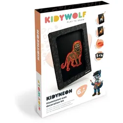 KIDYWOLF Leuchtendes Wandbild 3er-Set, Tiere