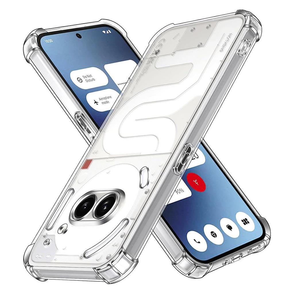 Techsuit - Shockproof Clear Silicone - Nothing Phone (2a) / (2a) Plus - Clear (Nothing Phone (2a)) (56345280)