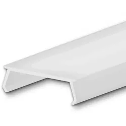 ISOLED Zubehör für T-Profil 20 / Profil CEILING 21 - Abdeckung COVER47, weiß matt, 200cm ISO-114746