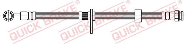 Quick Brake Bremsschlauch 50874 Für Mitsubishi Smart