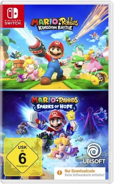 ak tronic Mario + Rabbids Compilation - Kingdom Battle + Sparks of Hope (Nintendo Switch) 12322