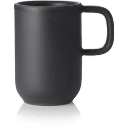 12x Becher Kaffeetasse 370 ml Steinzeug ROCKZZERO One Midnight schwarz matt