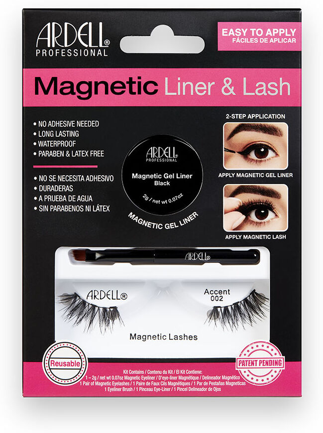 Ardell Magnetic Liner & Lash Accent pestañas #002 + gel liner