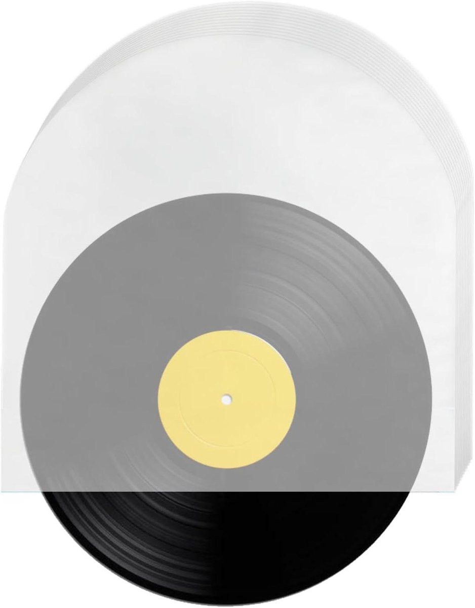 50 stuks Transparante Antistatische LP Binnenhoezen voor Vinyl Bescherming