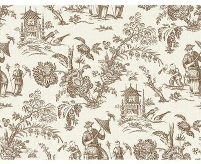 Seabrook Designs Colette Chinoiserie Nonwoven Unpasted Wallpaper