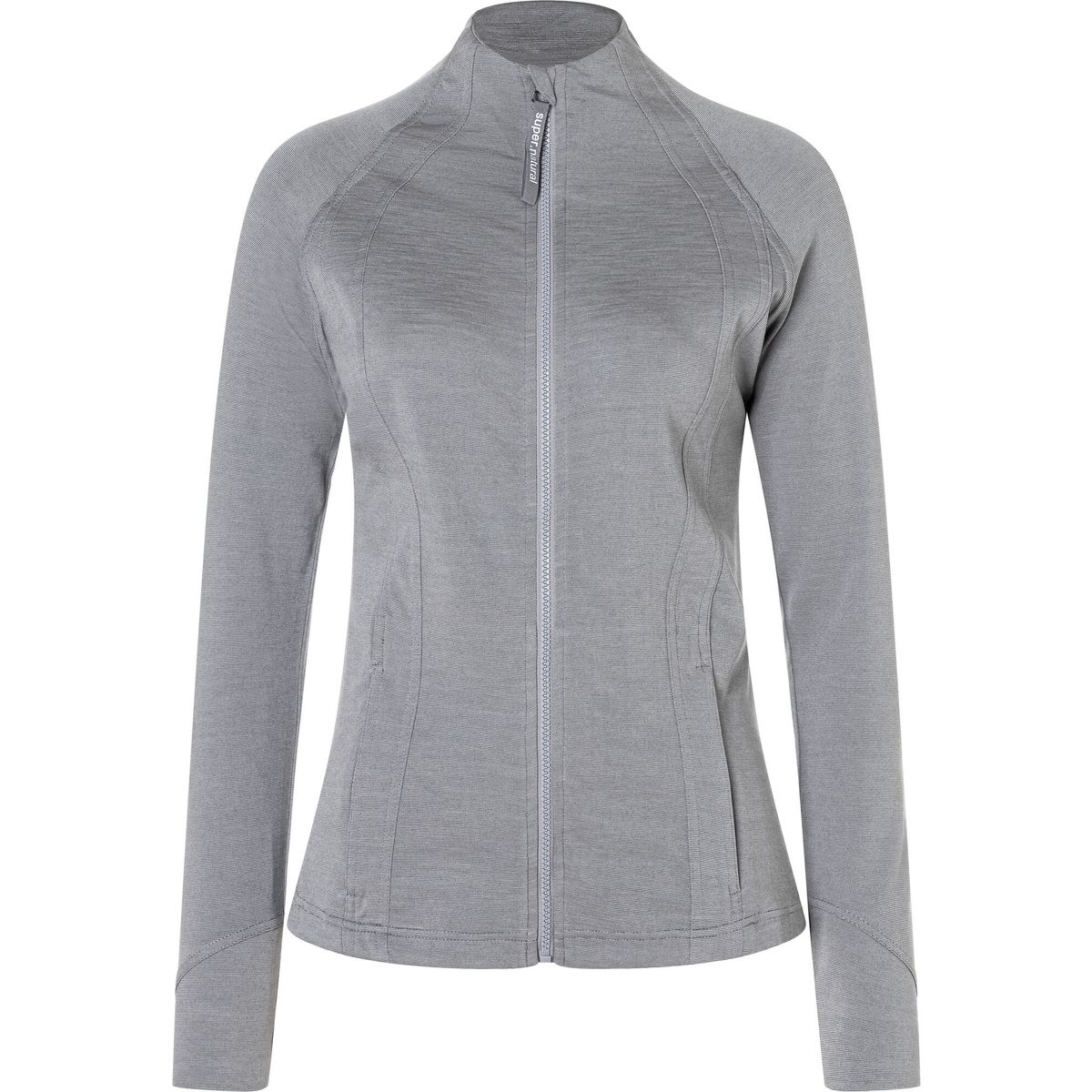 Super.Natural W Movement Jacket cashmere grey melange/jet black (74F) L SNW02467074FL