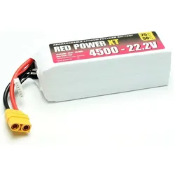 Red Power LiPo accupack 22.2 V 4500 mAh Softcase XT90 (4500 mAh, 22.20 V)