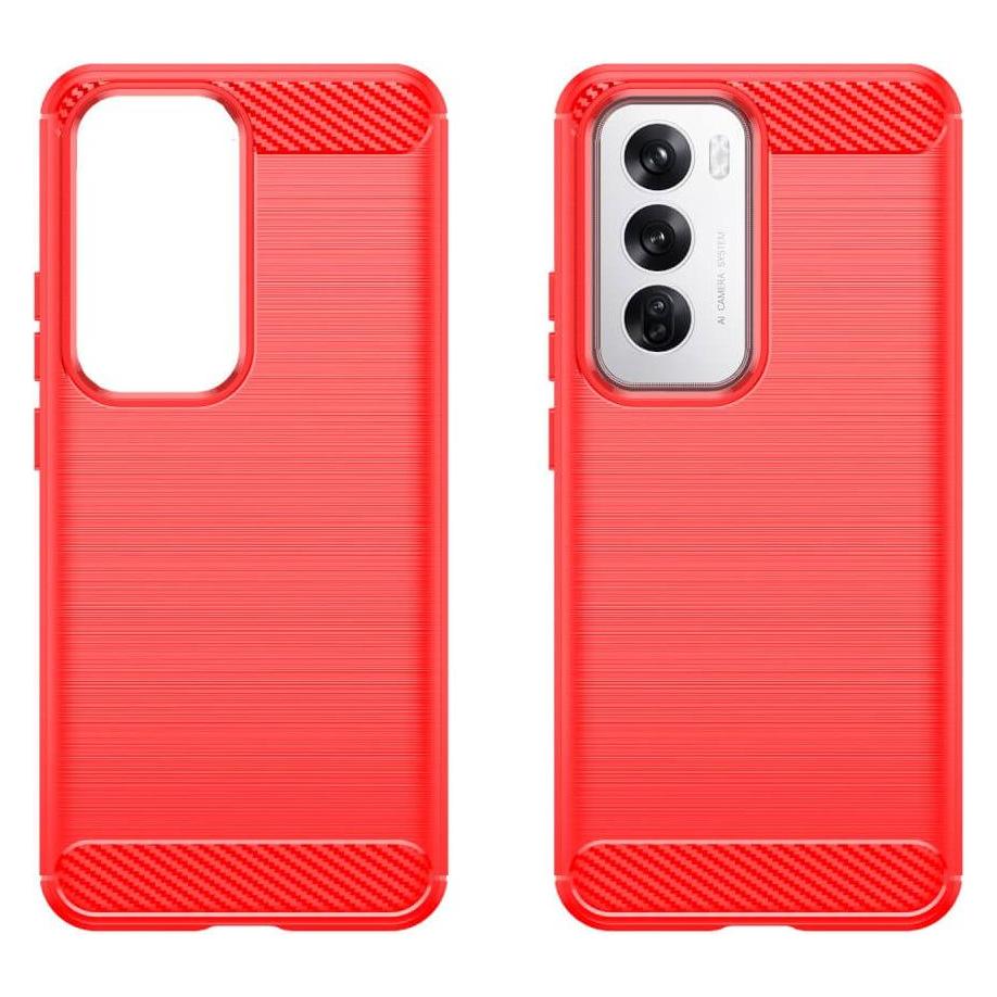 Cover-Discount OPPO Reno12 5G - Metall Carbon Look Hülle (Oppo Reno12 F 5G) (47958511)