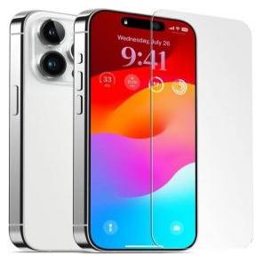 Fusion "Tempered Glass Screen Protector iPhone 15 Pro" (1 Stk., Apple iPhone 15 Pro) (FSN-TG-IPH-15P)
