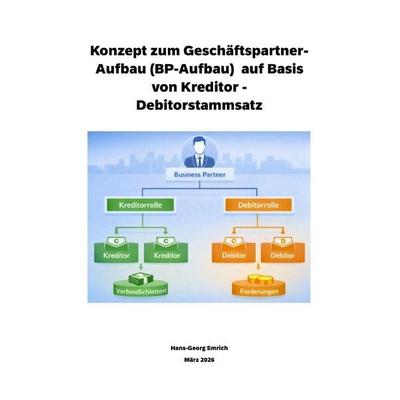 Konzept zum Geschäftspartner-Aufbau (BP-Aufbau) auf Basis von Kreditor / Debitor Stammsatz, Taschenbuch von Hans-Georg Emrich, Epubli,