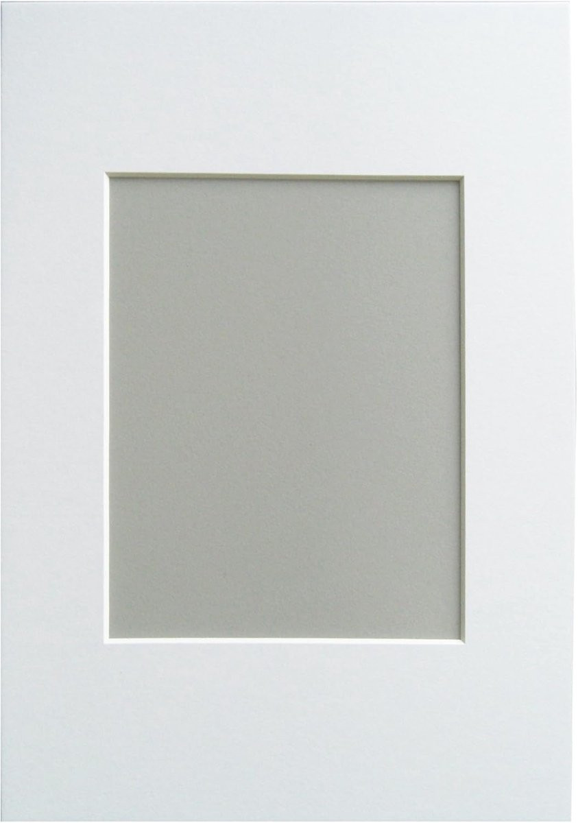 Passe-partout fotolijst karton Polar wit 50 x 70 cm