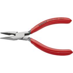 Knipex 25 01 125 Elektrotechnik und Feinwerktechnik Flachrundzange Gerade Vanadium Elektrostahl 125 mm