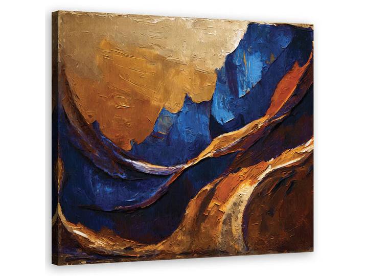Feeby Wandbild vintage retro abstrakt, Mehrfarbig, Abstrakt, Rechteckig, 50x50 cm, Bilder & Rahmen, Bilder, Leinwandbilder