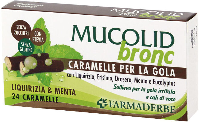 Farmaderbe Mucolid Bronc Menta/liquir 70g