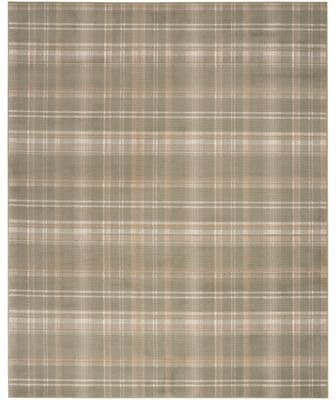 Nourison Grafix Plaid Farmhouse Area Rug