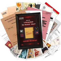 X-scape Cold Case Detectives - Vermisst in Paris 1967 - Krimispiel (Deutsch, 1 - 4 Spieler)