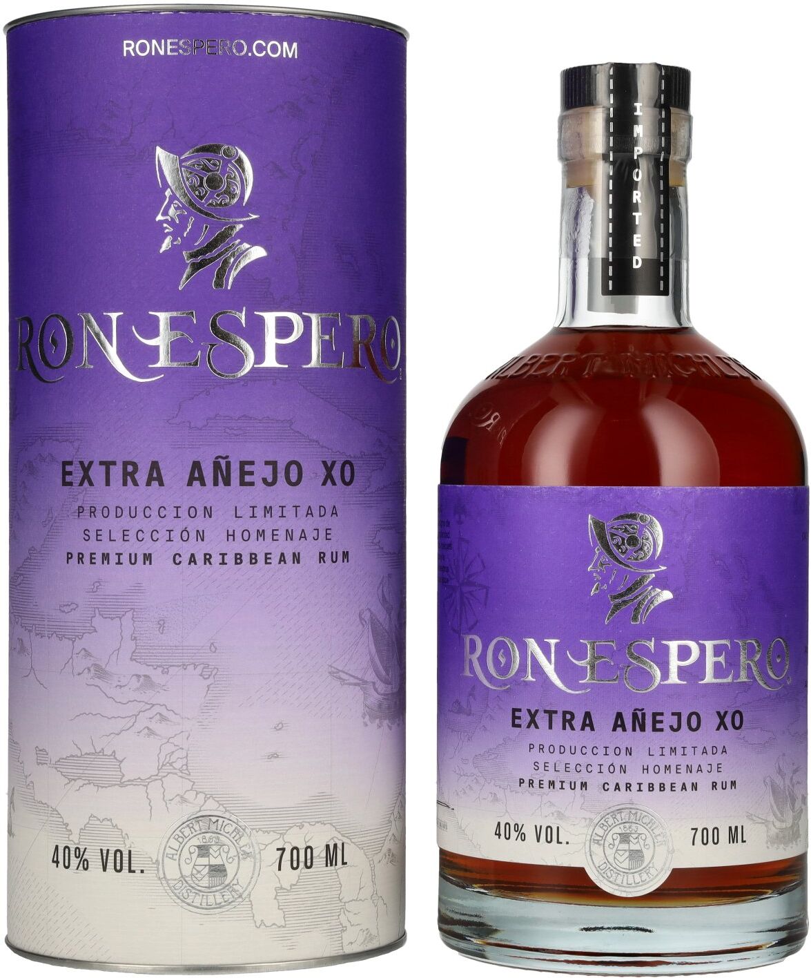 Ron Espero Extra Añejo XO Selección Homenaje Produccion Limitada 40% Vol. 0,7l in Geschenkbox