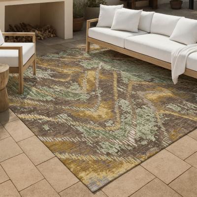 Addison Rugs Machine Washable Indoor/ Outdoor Global Hiram Chantille Rug