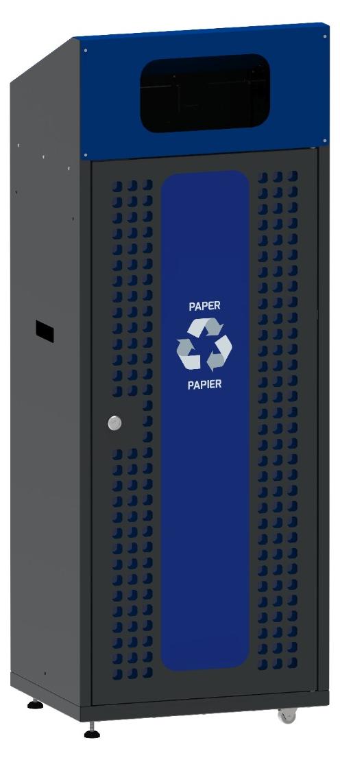 Alda Recycling-Mülleimer Titan - Blau