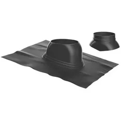 Dachziegel Ø166 5-25° schwarz