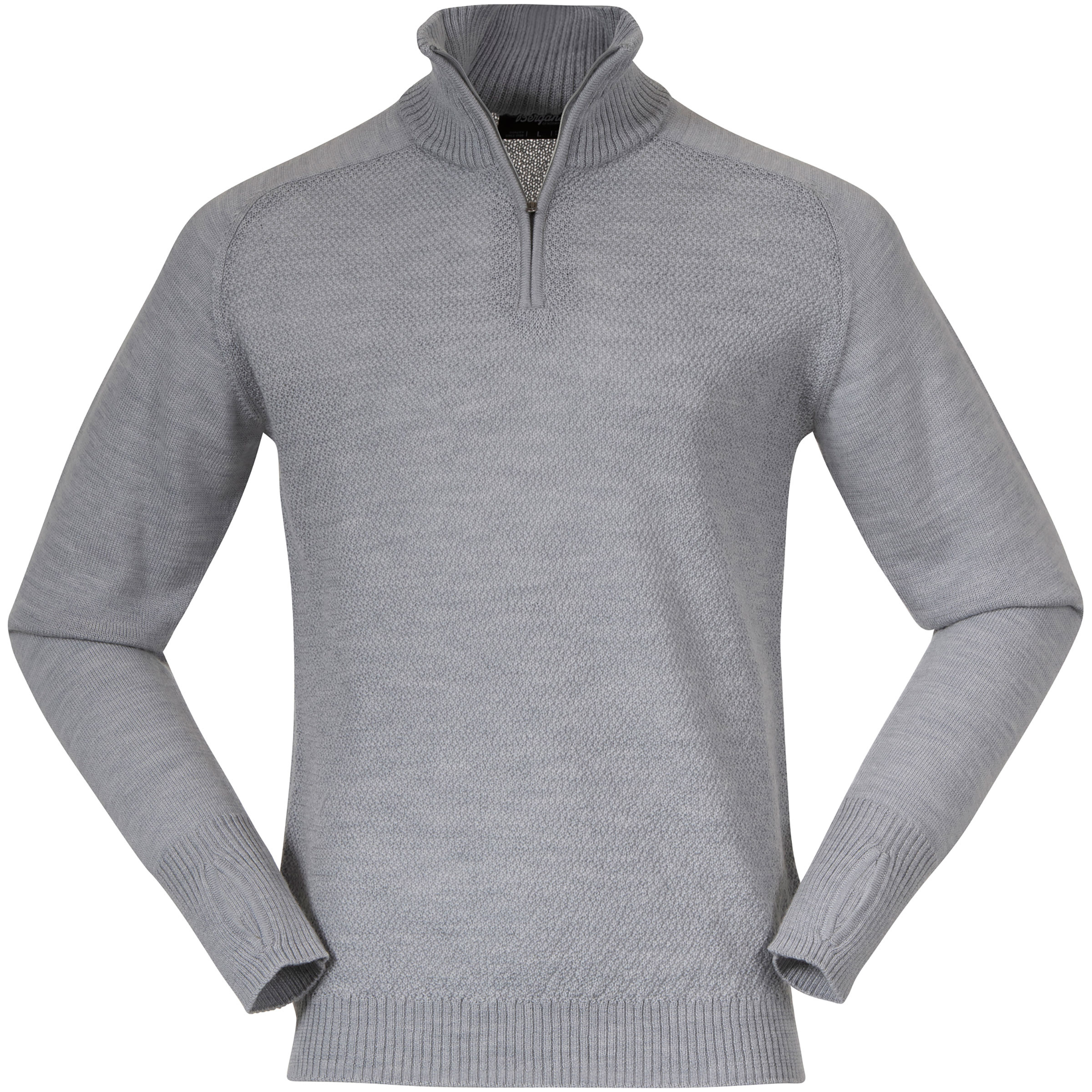 Bergans Ulriken Light Merino Herren Pullover grau Größe L Lifestyle Schnell trocknend Merinowolle
