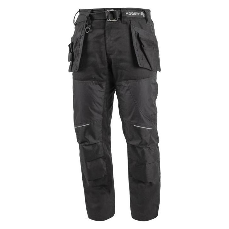 Högert Arbeitshose mit Werkzeugtaschen "Nekar" in Schwarz 3XL (3XL) (34527210)