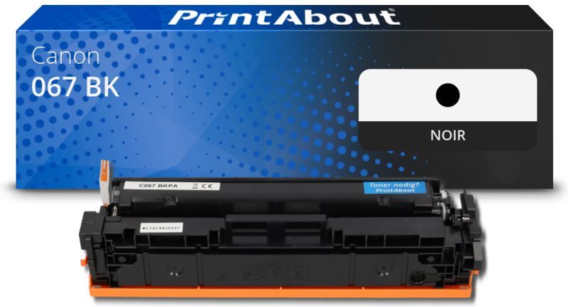 PrintAbout Toner compatible Canon 067 BK - Noir Noir
