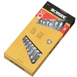 IRONSIDE Ring-Maulschlüssel-Set 8-teilig