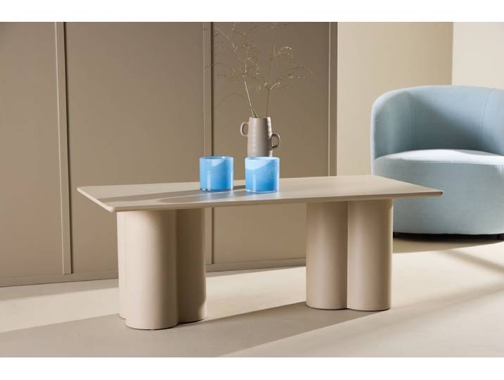 Couchtisch Aerona - schlicht in beige - Beige - Luxusbetten24