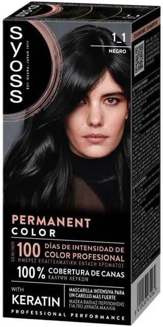 Syoss Tinta Permanent #1-1 Preto