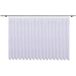 Gerster Collection Fertiggardine 450 x 145 cm Polyester Weiß