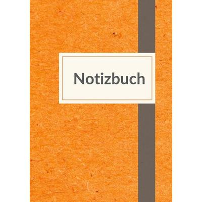Notizbuch A5 liniert - 100 Seiten 90g/m² - Soft Cover orange meliert, Taschenbuch von Notizbuch A5,Notebook A5, Liwi Literatur- Und