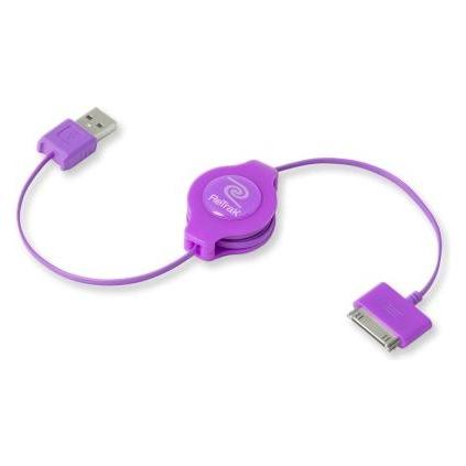 ReTrak EUIPODUSBRL Handykabel Lila 1 m USB A Apple 30-pin (1 m, USB 2.0) (EUIPODUSBRL)